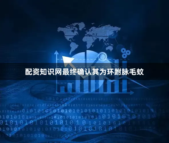 配资知识网最终确认其为环跗脉毛蚊
