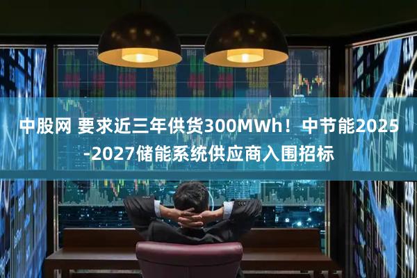 中股网 要求近三年供货300MWh!中节能2025-2027储能系统供应商入围招标